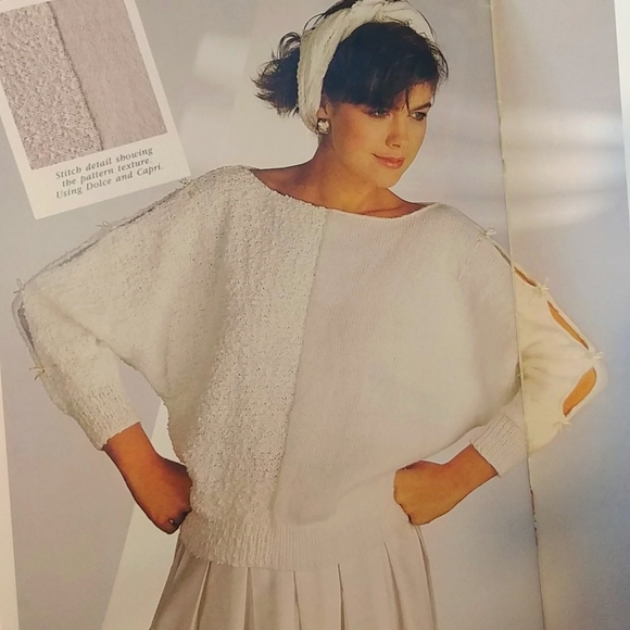 2 Texture Tones By Wendy Vintage Knitting Magazines - Picture 5 of 8